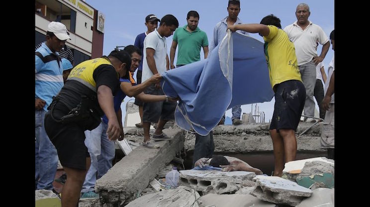Terremoto Ecuador